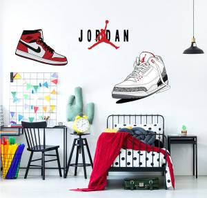 Αυτοκόλλητο τοίχου Jordan Shoes SP92