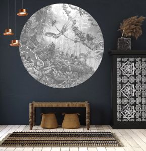 Giant Rould Wall Sticker Tropical Design stick883