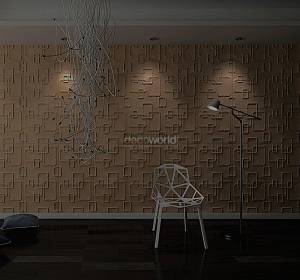 3d Wall Panel  Design WIRE