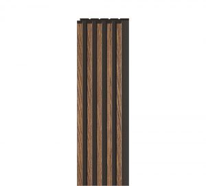 Wooden slat wall panel S - Line  Mocca 101930