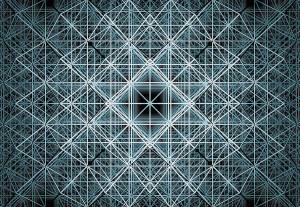 Φωτοταπετσαρία τοίχου γεωμετρικό μοτίβο Matrix έτοιμων διαστάσεων XXL4-061 (3.68M x 2.48Υ)
