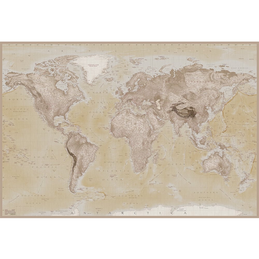 Ταπετσαρία Τοίχου Έτοιμων Διαστάσεων Παγκόσμιος Χάρτης 004 1,58M x 2,32Y